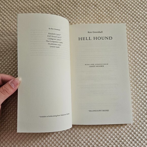 4/$40 Hell Hound - Ken Greenhall - Paperback - Picture 2 of 6